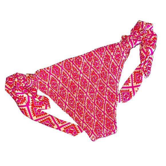 Tori Praver x Target Seafoam Textured 2-piece Swimsuit Geometric Pink Print NEW - Picture 4 of 13